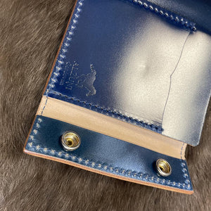 ミニ財布 スクエア コードバン