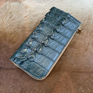 限定キャストコイン スリム財布 クロコダイル