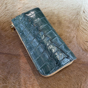 限定キャストコイン スリム財布 クロコダイル