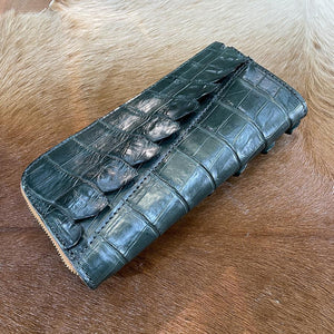 限定キャストコイン スリム財布 クロコダイル