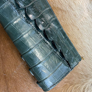 限定キャストコイン スリム財布 クロコダイル
