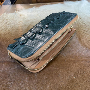 限定キャストコイン スリム財布 クロコダイル