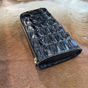 限定キャストコイン スリム財布 クロコダイル