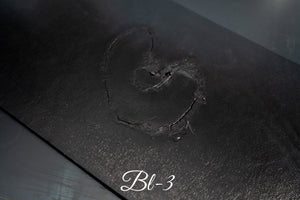 焼印トラッカーウォレット　ミドル　ブラック　【限定品】