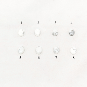 印台コンチョ　ハウライト12x16