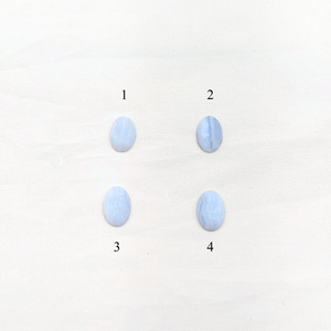 印台コンチョ　ブルーレースアゲート10x14