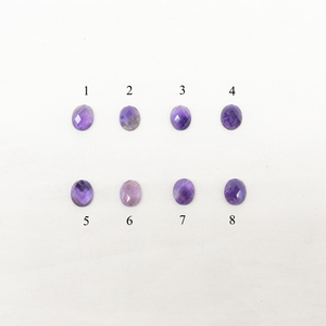 印台コンチョ　カットアメジスト8x10