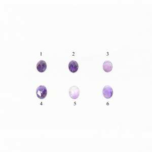 印台コンチョ　カットアメジスト12x16