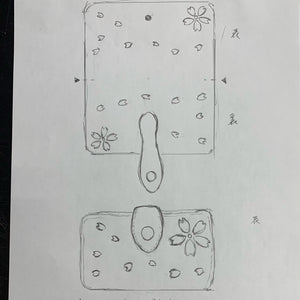 Y様限定カスタムオーダー　ハーフL字コイン　桜切抜き