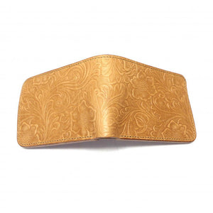 5111 ショート財布 フラワーエンボス