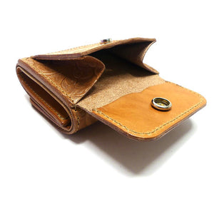 プチウォレット フラワーエンボス