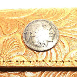 プチウォレット フラワーエンボス