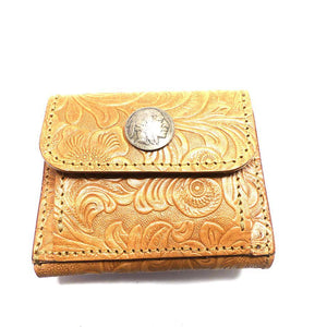 プチウォレット フラワーエンボス