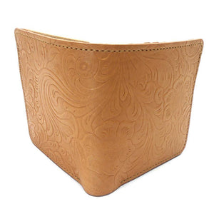 ミニマム財布 フラワーエンボス