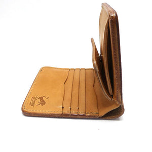 ミニマム財布 フラワーエンボス