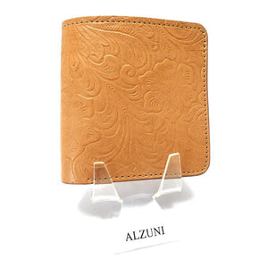 ミニマム財布 フラワーエンボス