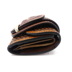 527タイプ　メキシコクラフト　バスケット　＜熟成革＞