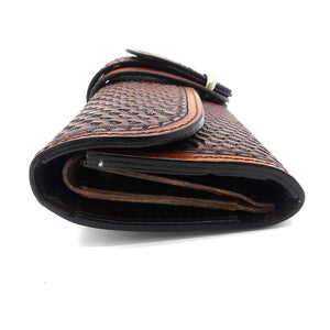 527タイプ　メキシコクラフト　バスケット　＜熟成革＞