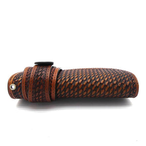 527タイプ　メキシコクラフト　バスケット　＜熟成革＞