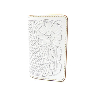 518タイプ　メキシコクラフト　19039・花バスケット　＜熟成革＞