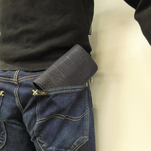 ハーフ財布 L字コイン シャーク