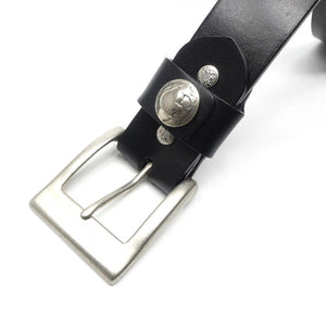 40mm シームレス かぶせコンチョタイプ ベルト インディ