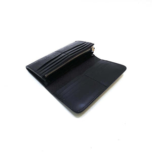 二つ折りF ベロ無 フラワーエンボス