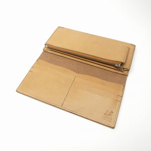 風琴マチファスナー財布 サドル