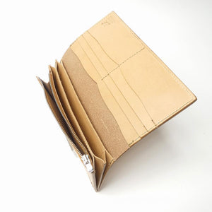 風琴マチファスナー財布 サドル