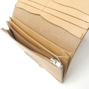 風琴マチファスナー財布 サドル