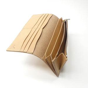 風琴マチファスナー財布 サドル