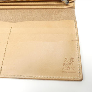 風琴マチファスナー財布 サドル