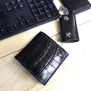 ショートBOX財布 シャムワニ