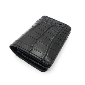 ハーフBOX財布 シャムワニ