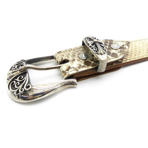 40mm かぶせベルト パイソン