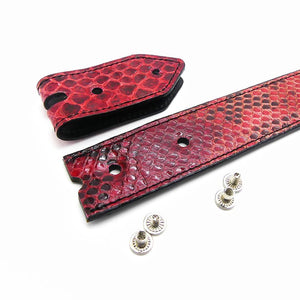 40mm かぶせベルト パイソン