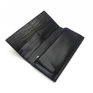 風琴マチファスナー財布 ナイルクロコ