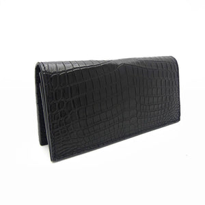 風琴マチファスナー財布 ナイルクロコ