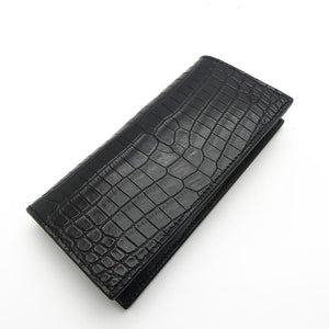 風琴マチファスナー財布 ナイルクロコ