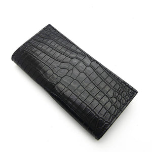 風琴マチファスナー財布 ナイルクロコ