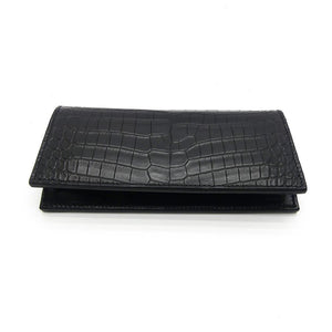 風琴マチファスナー財布 ナイルクロコ