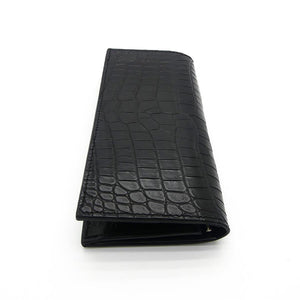 風琴マチファスナー財布 ナイルクロコ