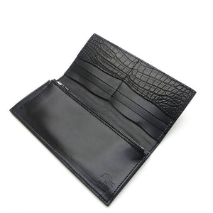 風琴マチファスナー財布 ナイルクロコ