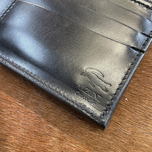 マチ付き薄作り財布 ナイルクロコ