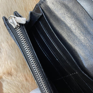 マチ付き薄作り財布 ナイルクロコ