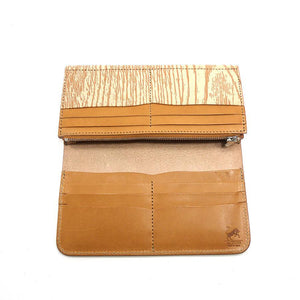 二つ折りF ベロ無 ナチュラルオーク