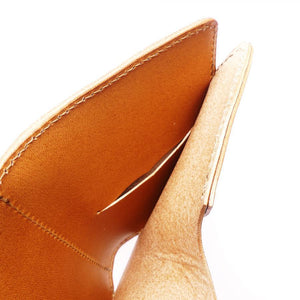 ハーフ財布 両面カード アウトジッパー ナチュラルオーク