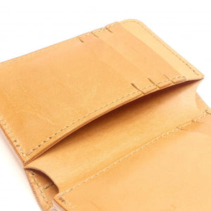 ハーフ財布 両面カード アウトポケット サドル