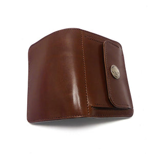 ハーフ財布 両面カード アウトポケット インディ