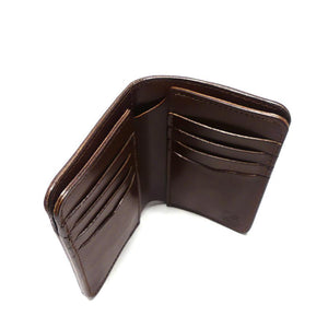 ハーフ財布 両面カード アウトポケット インディ